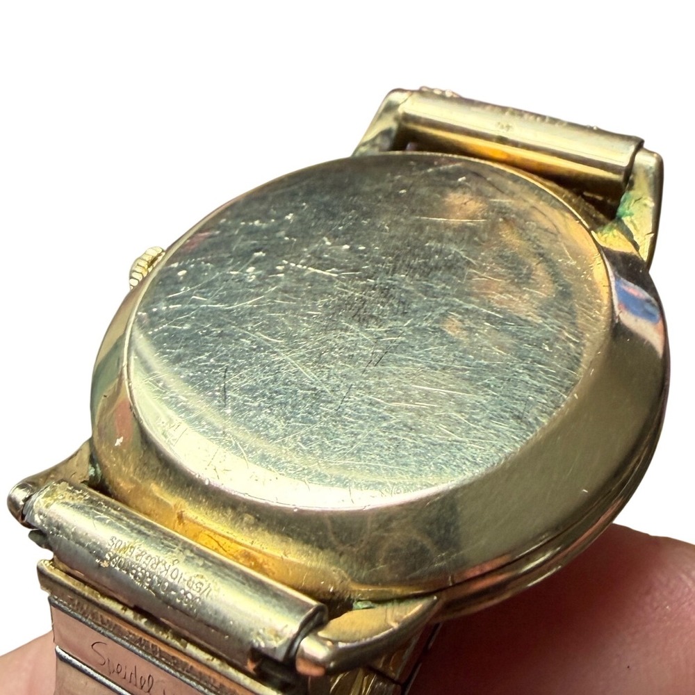 Vintage RUNS OMEGA Automatic Seamaster Watch 10K Plated TOPS + FNDS 14K filled - Picture 8 of 11